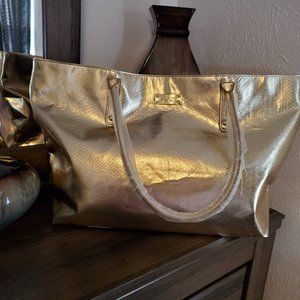 Michael Kors Gold Tote